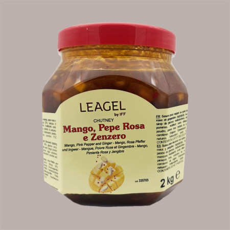 Chutney Mango Pepe Rosa e Zenzero Ideale per Gelato Leagel 2 Kg [f8b7401a]