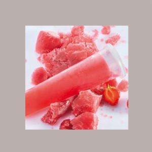 Stampo Plastica Trasparente per Ghiaccioli Gelato Calippo monouso  Fruitube Icetube 100 Pezzi Bocca Esterna 5 cm Bocca Interna 4,5 cm H 15 cm