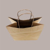 Borsa Carta Avana Shopper Base Larga Gelateria 25+15H24 cm 30 Pz [075d6fc6]