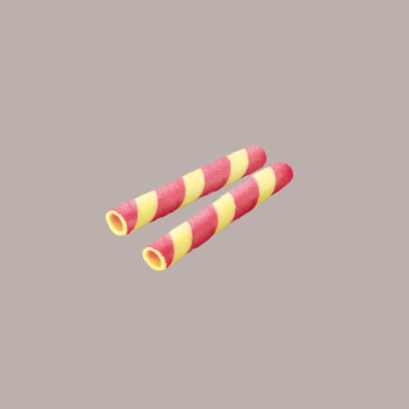 Sigarette Colorette Cialde Arrotolate per Gelato Giallo Rosso BUSSY 220 Pezzi [0da682e7]