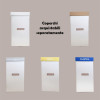 Fondo Cestino Raccolta Differenziata in Carta Automontante Bianco 38x38 H 77 cm 2 pezzi [d0c67139]