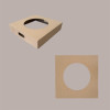 Coperchio Avana in Carta per Cestino Raccolta Differenziata 38x38 cm 2 pezzi [c77de523]