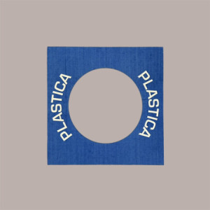Coperchio Blu in Carta per Cestino Raccolta Differenziata Plastica 38x38 cm 2 pezzi