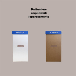 Coperchio Blu in Carta per Cestino Raccolta Differenziata Plastica 38x38 cm 2 pezzi [4bd8cb3f]