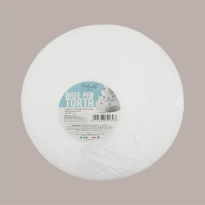Base per Torta in Polistirolo Diametro 25 cm H 5 cm 10 pezzi [96907071]