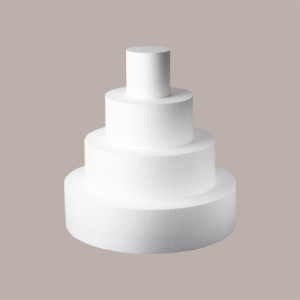 Base per Torta in Polistirolo Diametro 35 cm H 5 cm 5 pezzi