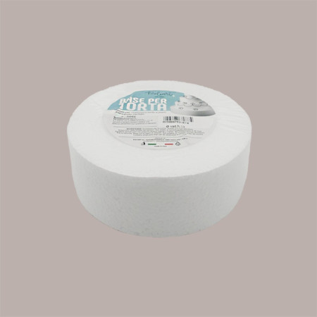 Base per Torta in Polistirolo Dm 15 H 7,5 cm 10 pezzi [4a61d8ba]