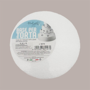 Base per Torta in Polistirolo Dm 15 H 7,5 cm 10 pezzi [210a1dad]