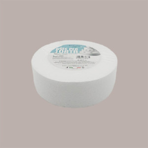 Base per Torta in Polistirolo Diametro 20 cm H 7,5 cm 10 pezzi [cdcd00bb]