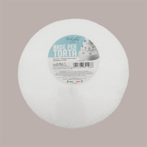 Base per Torta in Polistirolo Diametro 20 cm H 7,5 cm 10 pezzi [a6a6c5ac]