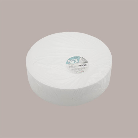 Base per Torta in Polistirolo Diametro 35 cm H 7,5 cm 5 pezzi [39ec635b]