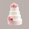 Base per Torta in Polistirolo Diametro 40 cm H 7,5 cm 3 pezzi [d07b3953]