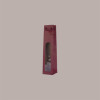 Shopper Busta in Carta per Bottiglie 250/500 ml  di Olio e Liquori Bordeaux Edition con Finestra 7,2+6,8x31 cm 20 Pez [194bced9]