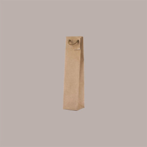 Shopper Busta in Carta per Bottiglie 750 ml Natural Edition 11,5+11,5x42 cm 20 Pezzi [8c776582]