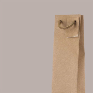 Shopper Busta in Carta per Bottiglie 750 ml Natural Edition 11,5+11,5x42 cm 20 Pezzi [e71ca095]