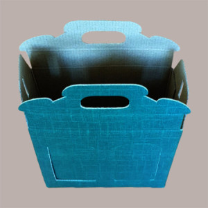 Scatola Astuccio Porta 3 Vasetti Salse Creme in Cartoncino Seta Verde 130x60H150mm 10 Pezzi [a08a24b9]