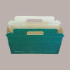Scatola Astuccio Porta 3 Vasetti Salse Creme in Cartoncino Seta Verde 250x80H90mm 10 Pezzi [3b949ebf]