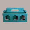 Scatola Astuccio Porta 3 Vasetti Salse Creme in Cartoncino Seta Verde 250x80H120mm 10 Pezzi [0e75c0a4]