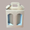 Scatola Astuccio Porta 2 Vasetti Salse Creme in Cartoncino Seta Oro 130x60H150mm 10 Pezzi [37f2bdd2]