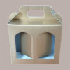 Scatola Astuccio Porta 2 Vasetti Salse Creme in Cartoncino Seta Oro 170x80H150mm 10 Pezzi [46fd4cb9]