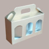 Scatola Astuccio Porta 3 Vasetti Salse Creme in Cartoncino Seta Oro 190x60H120mm 10 Pezzi [b61d74a3]