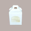 Scatola Astuccio Porta 1 Vasetto Salse Creme in Cartoncino Seta Bianco 90x90H100mm 20 Pezzi [2b098fd1]