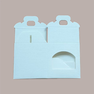 Scatola Astuccio Porta 1 Vasetto Salse Creme in Cartoncino Seta Bianco 90x90H100mm 20 Pezzi [63603d8c]