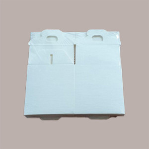 Scatola Astuccio Porta 1 Vasetto Salse Creme in Cartoncino Seta Bianco 90x90H100mm 20 Pezzi [d47dfc88]