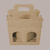 Scatola Astuccio Porta 2 Vasetti Salse Creme in Cartoncino Avana 170x80H90mm 10 Pezzi [cee43b5b]