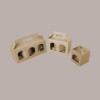 Scatola Astuccio Porta 2 Vasetti Salse Creme in Cartoncino Avana 170x80H90mm 10 Pezzi [7ca9bd41]