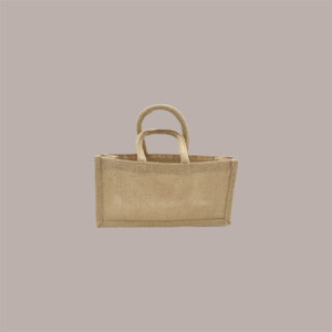 Shopper Busta Juta Porta 3 Vasetti con Finestra in Pvc 30+10xH15 cm 5 Pezzi [a1b4fe55]