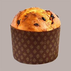 Scatola Astuccio Carta Marrone Economica Strip per Panettone o Colomba da 500g  220x155H195mm 20 pezzi [2d4c4376]