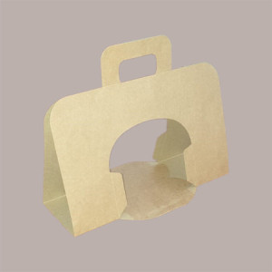 Scatola Astuccio Carta Marrone Economica Strip per Panettone o Colomba da 500g  220x155H195mm 20 pezzi [9a518272]