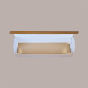 10 Pz Cofanetto Porta 1 Bottiglia 750 ml Champagne Cantinetta Stesa in Carta grafica Seta Oro 330x100H100mm