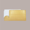10 Pz Cofanetto Porta 1 Bottiglia 750 ml Champagne Cantinetta Stesa in Carta grafica Seta Oro 330x100H100mm [bf9234d2]
