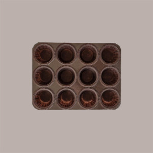 Teglia Usa e Getta Stampo in Carta Forno per Mini Soufflè 12 Porzioni 10 pezzi [3392acf4]