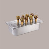 Espositore in Plexiglass Porta Mini Coni per Vaschetta Gelato 36x25 cm [006b51e1]