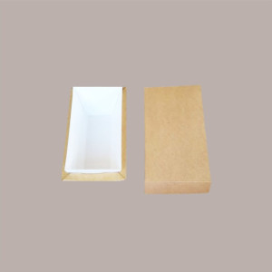 50 Pz Vaschetta per Gelato Completamente in Carta Papergel 750gr
