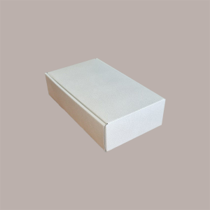 5 Pz Scatola Porta 2 Bottiglie 750 ml Olio Vino Cantinetta Stesa in Carta Bianco Effetto Pelle 340x180H90mm