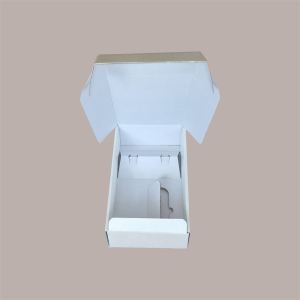 5 Pz Scatola Porta 2 Bottiglie 750 ml Olio Vino Cantinetta Stesa in Carta Bianco Effetto Pelle 340x180H90mm