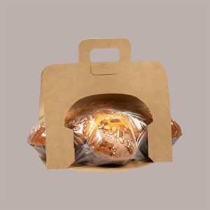 Scatola Astuccio Carta Avana Economica Strip per Panettone o Colomba da 500g  220x155H235mm 20 pezzi