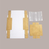 Scatola Porta Cioccolatini e Prodotti Dolciari in Pelle Oro con Fascia 145x75H35 mm 10 Pezzi [34349e4e]