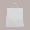 Shoppers Busta Carta Bianca con Manico Cordino 28+20 H 31 cm gr 100 50 Pezzi [4dcc68a9]