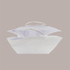 Shoppers Busta Carta Bianca con Manico Cordino 28+20 H 31 cm gr 100 50 Pezzi [fad1a9ad]