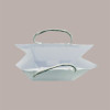 Shopper Busta Carta Bianca con Manico Cordino 22+10 H 29,5 cm gr 100 50 Pezzi [c43901ab]