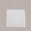 Shoppers Busta Carta Bianca con Manico Cordino 32+20 H 31cm gr 100 50 Pezzi [4395d9aa]