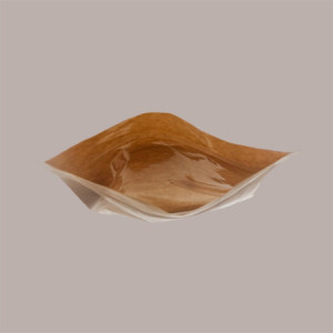 Sacchetto in Carta Avana Doypack con Finestra 110x190+35+35 mm 2 x 50 Pezzi [e663cbaa]