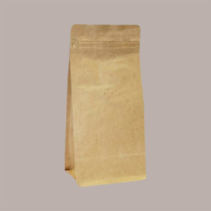 Sacchetto in Carta Avana con Strip con Valvola Caffè 100+60x200 mm 50 Pezzi [8d945aa9]