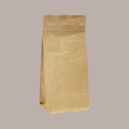 Sacchetto in Carta Avana con Strip con Valvola Caffè 100+60x200 mm 50 Pezzi [8d945aa9]