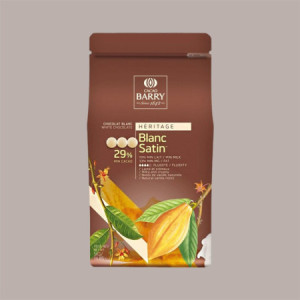 Cioccolato Bianco di Copertura Blanc Satin 29% in Bottoni Barry 5 Kg [76be9ad1]